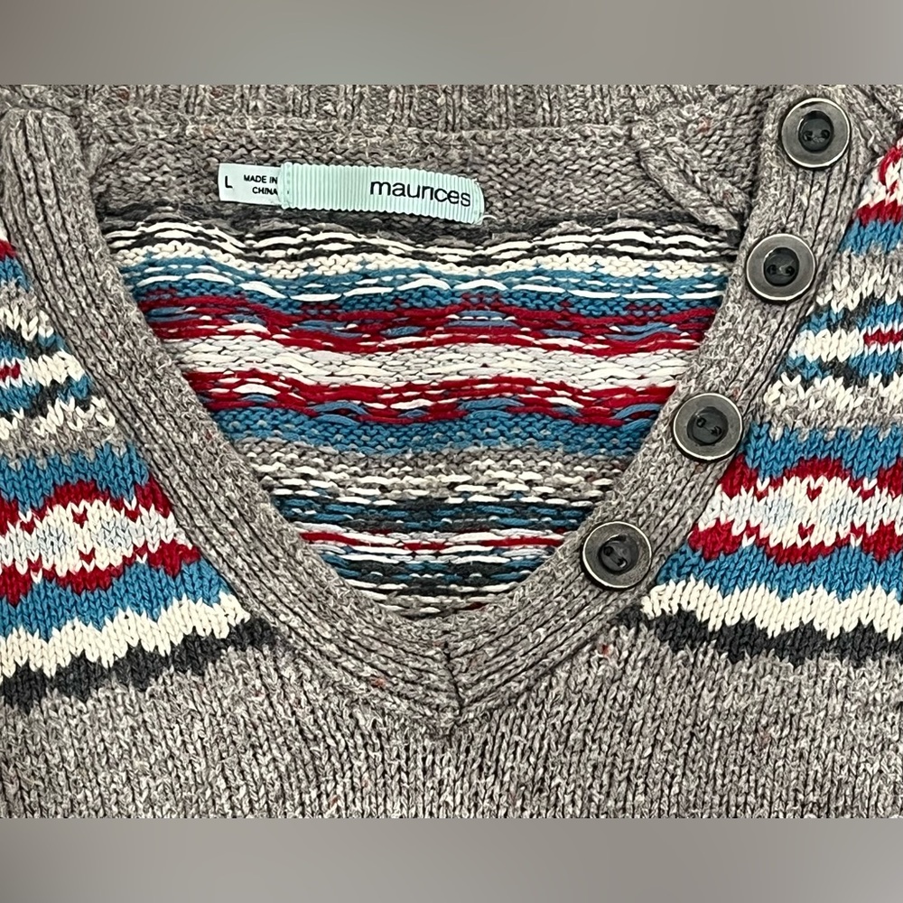 Maurices Size L Longsleeve‎ Sweater. - Picture 6 of 11